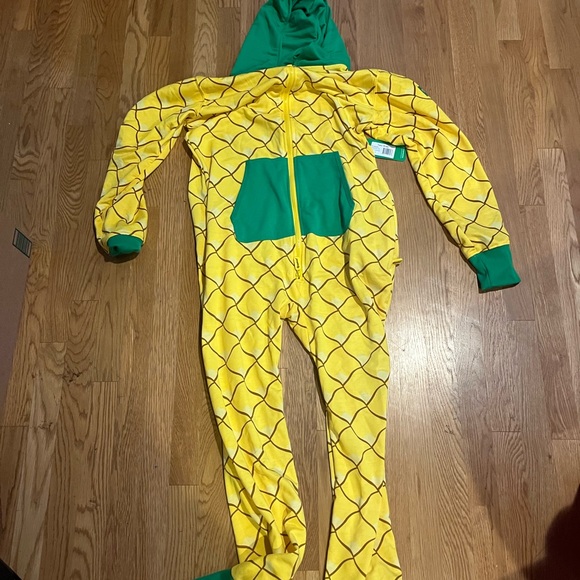 Tipsy Elves Pineapple Jumpsuit for Men Tipsy Elves Men's Pineapple Jumpsuit - Picture 5 of 5